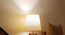 Blender Brown Wooden Table Lamp with White Fabric Lampshade (Brown) by Urban Ladder - Ground View Design 1 - 907243