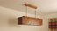 Oblique 36 Centrum Brown Wooden 3 Series Hanging Lamp (Brown) by Urban Ladder - Ground View Design 1 - 907285