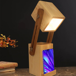 symplify Toby Wooden Table Lamp With Mobile Stand-picture-18