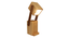 Toby Wooden  Table Lamp With Mobile Stand (Brown) by Urban Ladder - Rear View Design 1 - 907528