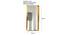 LustrousSteel Gold Wall Mirror (Gold) by Urban Ladder - - 