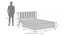Cairo Solid Wood Storage Bed in Dual Tone Finish (Queen Bed Size, Drawer Storage Type, Dual Tone Finish) by Urban Ladder - - 