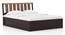 Cairo Solid Wood Storage Bed in Dual Tone Finish (Queen Bed Size, Box Storage Type, Dual Tone Finish) by Urban Ladder - - 