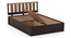 Cairo Solid Wood Storage Bed in Dual Tone Finish (Queen Bed Size, Box Storage Type, Dual Tone Finish) by Urban Ladder - - 