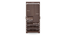 Hilton 2 Door Wardrobe (With Mirror, Without Drawer Configuration, With Lock, 5.95 Feet Height, Chestnut Acacia Finish) by Urban Ladder - Design 1 - 