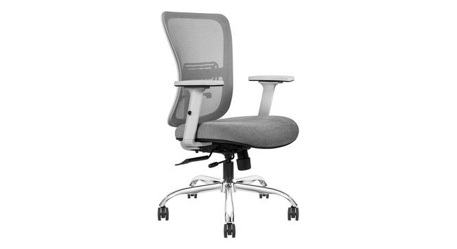 Blyton Revolving chair MB black (Grey) by Urban Ladder - - 