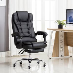 Italia Study Chair in Black Colour