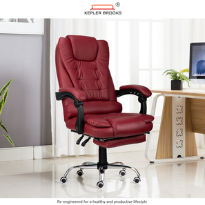 Italia Study Chair in Maroon Colour