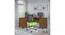 Astra Study Chair (Green) by Urban Ladder - Front View Design 1 - 908171