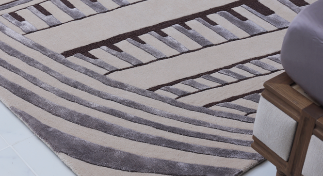 Orb carpet (Multi, 6 x 9 Feet Carpet Size) by Urban Ladder - - 