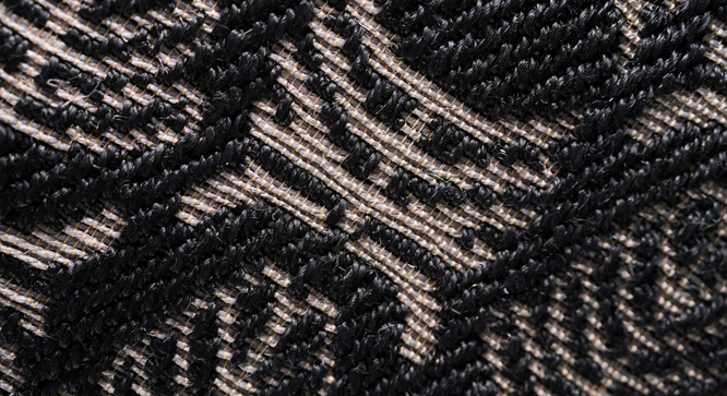 Mehtabi carpet (Black, 9 x 6 Feet Carpet Size) by Urban Ladder - - 