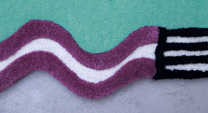 Duo carpet (6 x 4 Feet Carpet Size, Multi) by Urban Ladder - - 