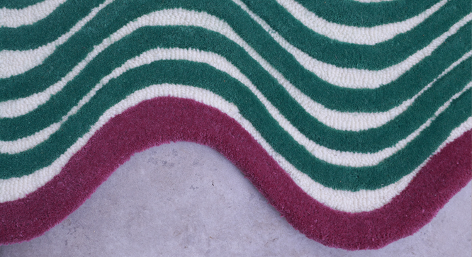 Onda carpet (Multi, 5 x 5 Feet Carpet Size) by Urban Ladder - - 