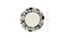 Unity Rug carpet (White, 6 x 6 feet Carpet Size) by Urban Ladder - - 