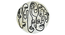 Circle Society carpet (White, 6 x 6 feet Carpet Size) by Urban Ladder - - 
