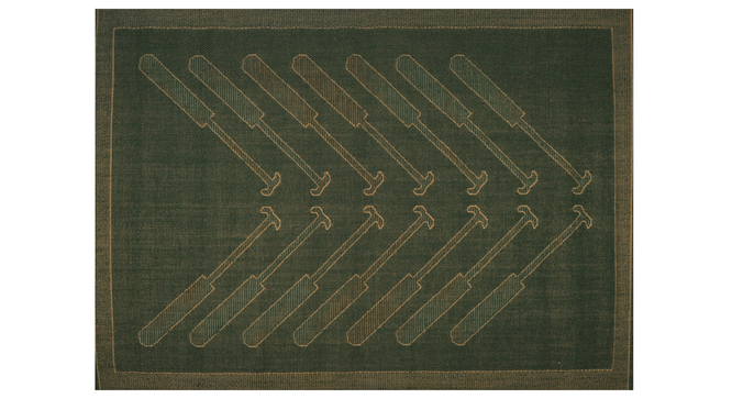 Ottathuzha carpet (Green, 9 x 6 Feet Carpet Size) by Urban Ladder - - 