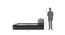 Arisa Queen Bed Wenge (Wenge Finish, Queen Bed Size, Box Storage Type) by Urban Ladder - Design 1 Dimension - 909270