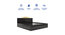 Arisa Queen Bed Wenge (Wenge Finish, Queen Bed Size, Box Storage Type) by Urban Ladder - Design 1 Side View - 909274