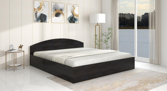 Daiki Queen Bed Wenge (Wenge Finish, Queen Bed Size, Box Storage Type) by Urban Ladder - Cross View Design 1 - 909292