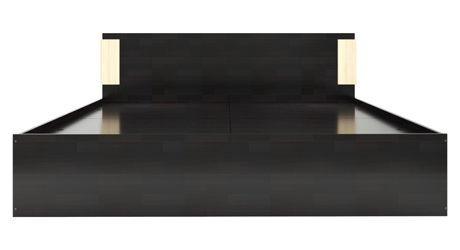Nikki Queen Bed Wenge (Wenge Finish, Queen Bed Size, Box Storage Type) by Urban Ladder - Design 1 Side View - 909364