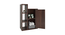 Kairi Bedside Table Walnut. (Walnut Finish) by Urban Ladder - Design 1 Side View - 909483