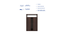 Ren Side Table Walnut (Walnut Finish) by Urban Ladder - Front View Design 1 - 909494