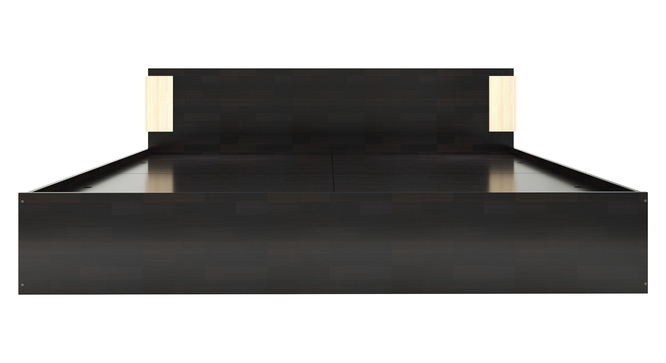 Nikki Queen Bed Wenge (Wenge Finish, King Bed Size, Box Storage Type) by Urban Ladder - Design 1 Side View - 909540
