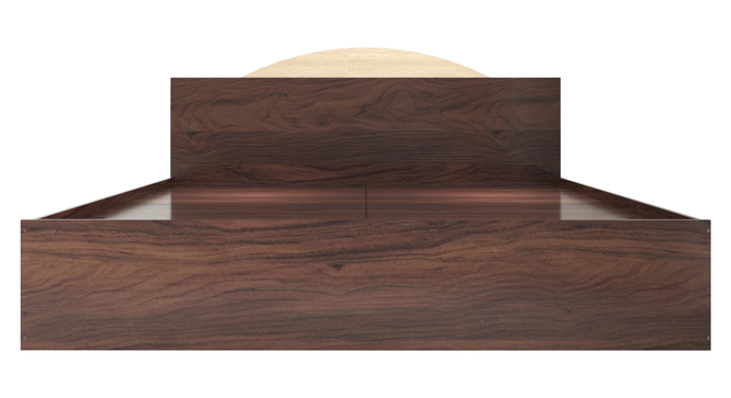 Arisa Queen Bed Wenge (Walnut Finish, Queen Bed Size, Box Storage Type) by Urban Ladder - Front View Design 1 - 909565
