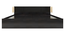 Vida Queen Bed Wenge (Wenge Finish, King Bed Size, Box Storage Type) by Urban Ladder - Design 1 Side View - 909583