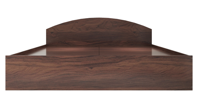 Daiki Queen Bed Wenge (Walnut Finish, Queen Bed Size, Box Storage Type) by Urban Ladder - Front View Design 1 - 909595