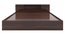 Hoshi Queen Bed Wenge (Walnut Finish, Queen Bed Size, Box Storage Type) by Urban Ladder - Design 1 Dimension - 909611