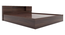 Hoshi Queen Bed Wenge (Walnut Finish, Queen Bed Size, Box Storage Type) by Urban Ladder - Design 1 Side View - 909615