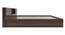 Hoshi Queen Bed Wenge (Walnut Finish, Queen Bed Size, Box Storage Type) by Urban Ladder - Design 1 Side View - 909644