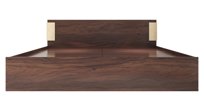 Nikki Queen Bed Wenge (Walnut Finish, Queen Bed Size, Box Storage Type) by Urban Ladder - Cross View Design 1 - 909660