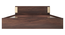 Nikki Queen Bed Wenge (Walnut Finish, Queen Bed Size, Box Storage Type) by Urban Ladder - Cross View Design 1 - 909660