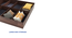 Nikki Queen Bed Wenge (Walnut Finish, Queen Bed Size, Box Storage Type) by Urban Ladder - Design 1 Close View - 909666