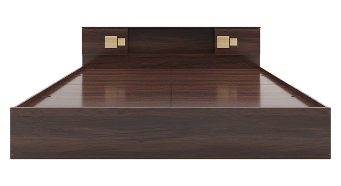 Kumiko Queen Bed Wenge (Walnut Finish, Queen Bed Size, Box Storage Type) by Urban Ladder - Design 1 Side View - 909678