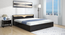 Caily Queen Bed Wenge (Wenge Finish, King Bed Size, Box Storage Type) by Urban Ladder - Cross View Design 1 - 909688