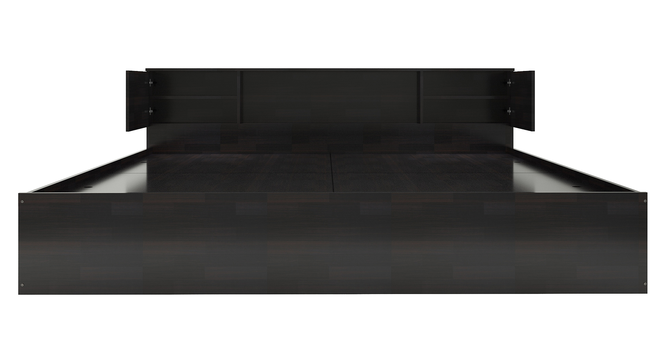 Hoshi Queen Bed Wenge (Wenge Finish, King Bed Size, Box Storage Type) by Urban Ladder - Design 1 Side View - 909728