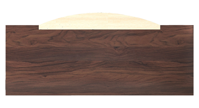Arisa Queen Bed Wenge (Walnut Finish, King Bed Size, Box Storage Type) by Urban Ladder - Cross View Design 1 - 909750
