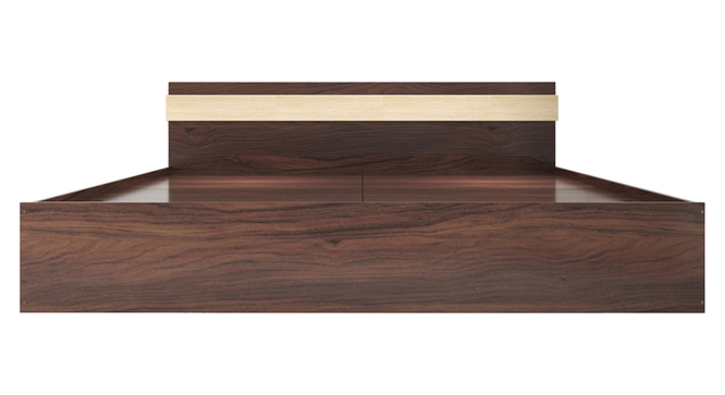Joben Queen Bed Wenge (Walnut Finish, King Bed Size, Box Storage Type) by Urban Ladder - Front View Design 1 - 909807