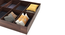 Kaito Queen Bed Wenge (Walnut Finish, King Bed Size, Box Storage Type) by Urban Ladder - Design 1 Side View - 909861
