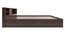 Tsukiko Queen Bed Wenge (Walnut Finish, King Bed Size, Box Storage Type) by Urban Ladder - Design 1 Dimension - 909880