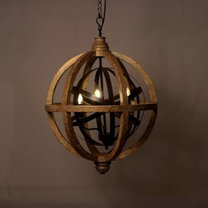 Chandeliers Design Globe 3 light chandelier (Brown)
