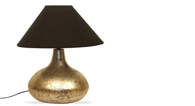 Silver Pear Lamp (Gold) by Urban Ladder - - 