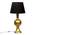 Gold Bulbous table lamp (Gold) by Urban Ladder - - 