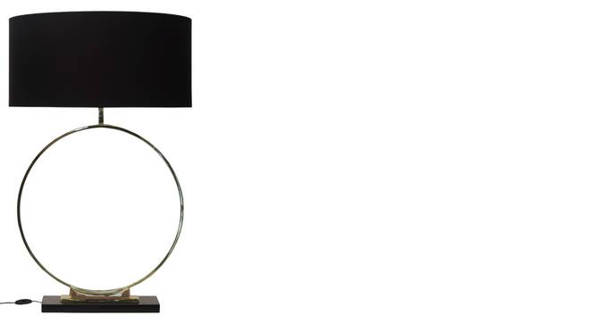 Brass Ring Table Lamp (Gold) by Urban Ladder - - 