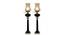 Black oil Glass lamp (Black) by Urban Ladder - - 