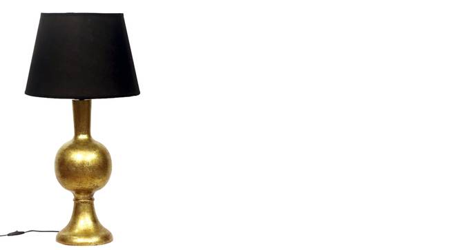 Gold Bulbous table lamp (Gold) by Urban Ladder - - 