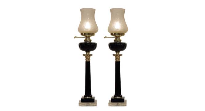 Black oil Glass lamp (Black) by Urban Ladder - - 